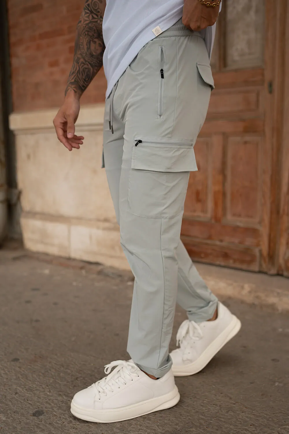 Smart Tech Cargo Pants - Grey