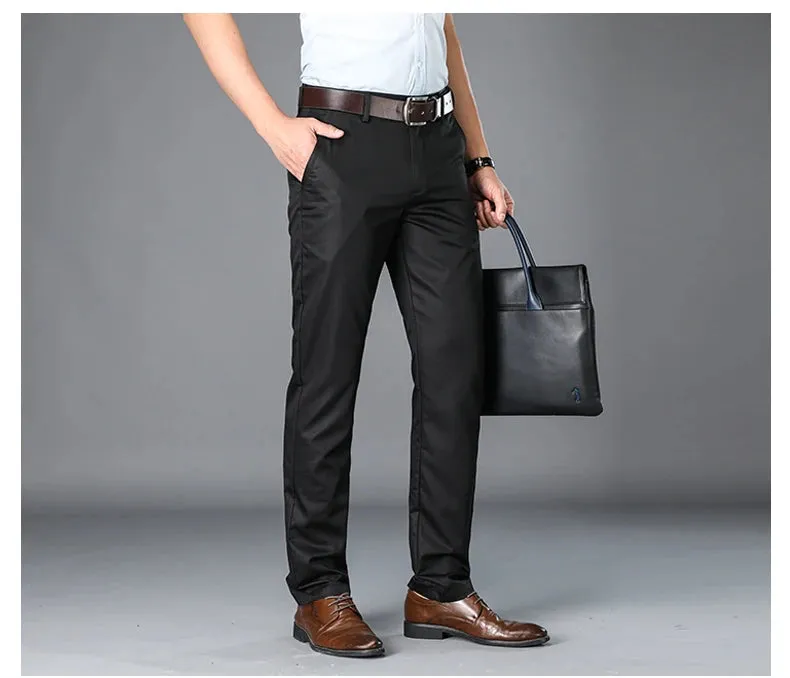 Straight Pocket Smart Casual Pants