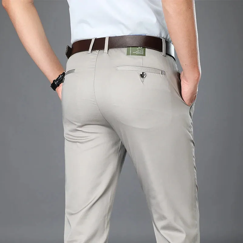 Straight Pocket Smart Casual Pants