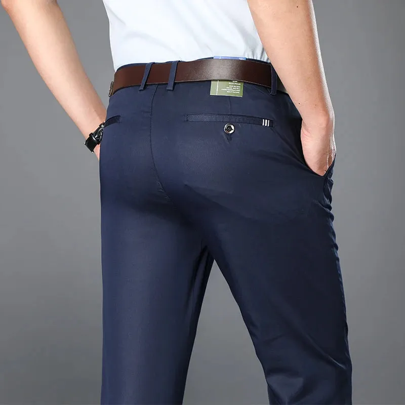 Straight Pocket Smart Casual Pants