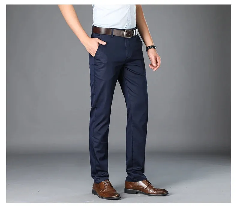 Straight Pocket Smart Casual Pants