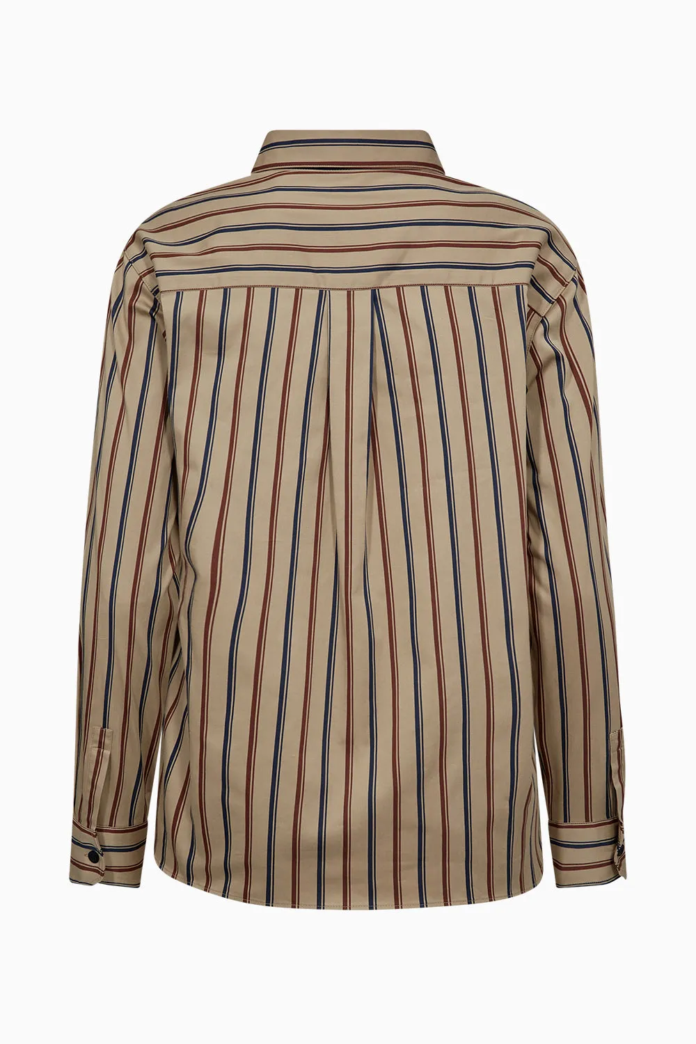 TMRW Moussa Transforming Shirt Stunning Stripe - Khaki