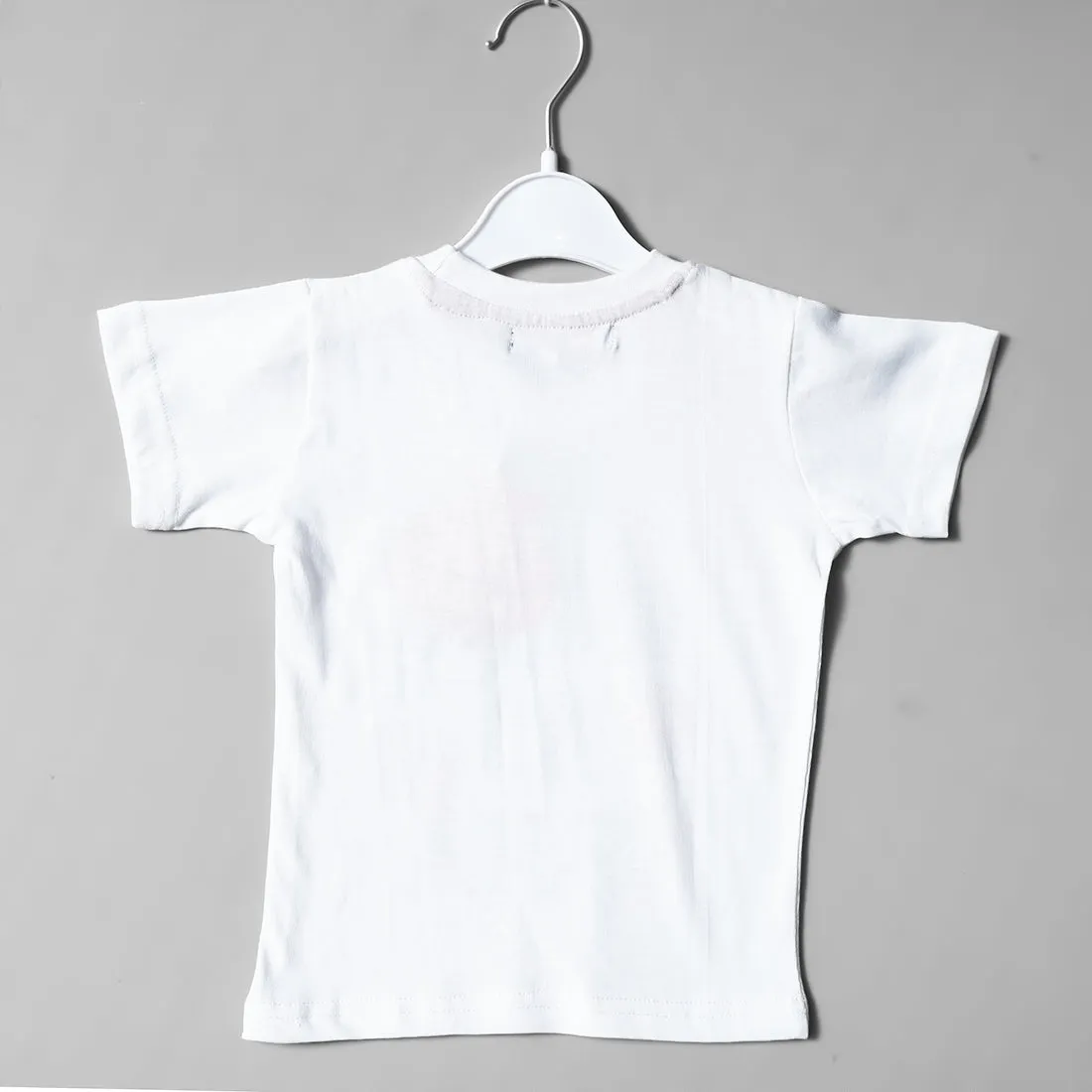 White Printed Fashionable T- Shirt for Boys