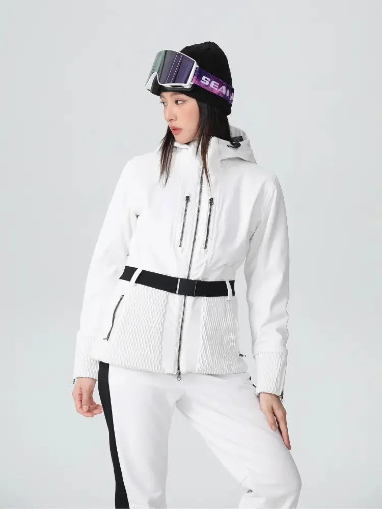 Women Chic 3L Vivid Insulated Ski Jacket Slim Fit