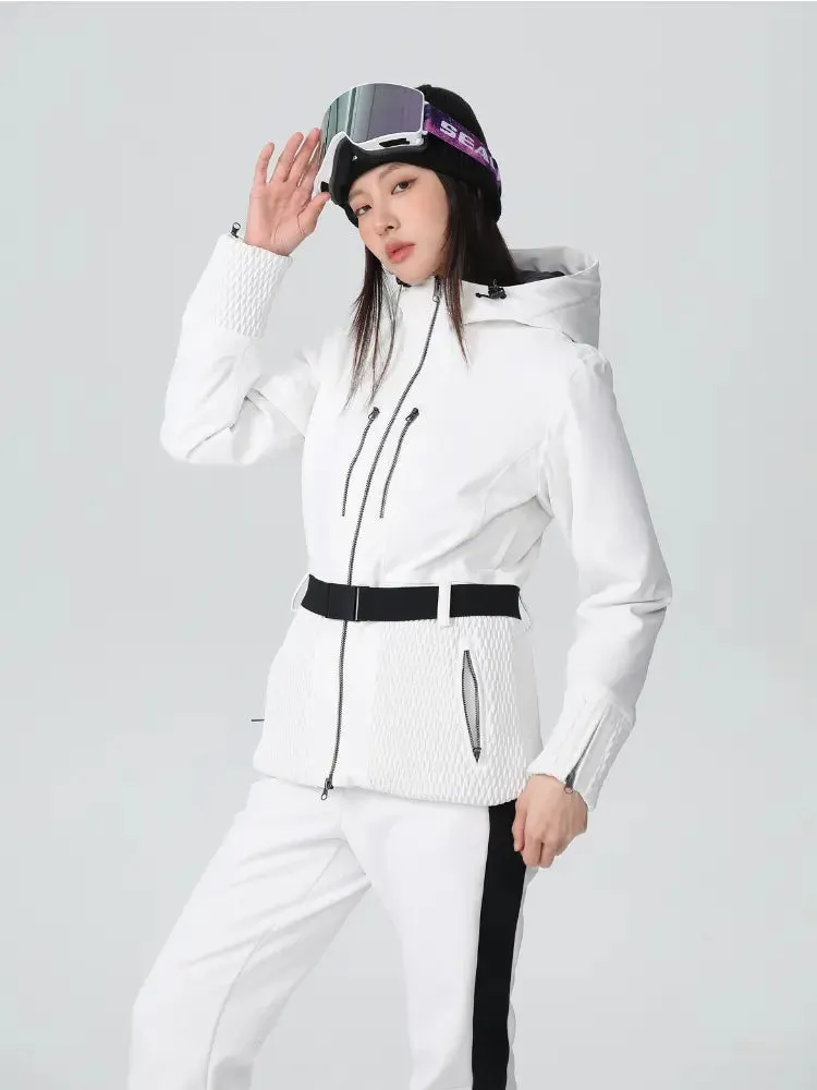 Women Chic 3L Vivid Insulated Ski Jacket Slim Fit